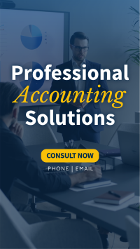 Professional Accounting Solutions Instagram Story