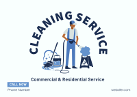 Professional Home Cleaner  Postcard