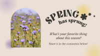 Spring Delicate Facebook Event Cover