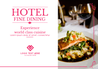 Hotel Fine Dining Postcard