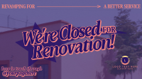 Nostalgic We're Closed Facebook Event Cover