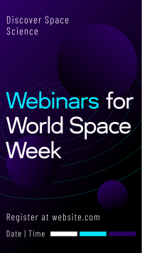 Space Week Webinar Instagram Story