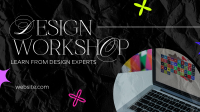 Modern Design Workshop Facebook Event Cover Image Preview