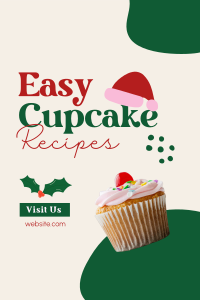 Christmas Cupcake Recipes Pinterest Pin