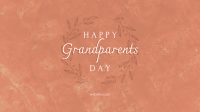 Elegant Classic Grandparent's Day Facebook Event Cover