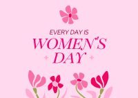 Women's Day Everyday Postcard