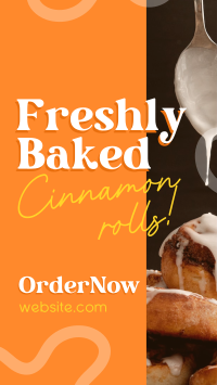 Freshly Baked Cinnamon Instagram Reel