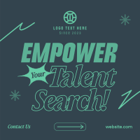 Hiring Talent Search Linkedin Post Design