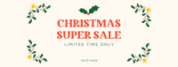 Christmas Super Sale Facebook Cover