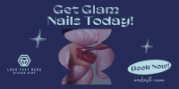 Glam Nail Salon Twitter Post