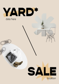 Minimalist Yard Sale Poster