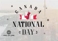 Canada National Day Postcard