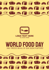 World Food Day for Seafood Restaurant Poster