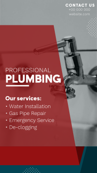 Professional Plumbing Facebook Story