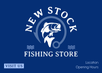 Fishing Store Postcard