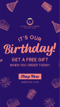 Business Birthday Promo Facebook Story