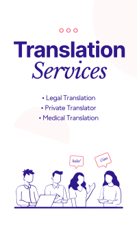 Translator Services Facebook Story