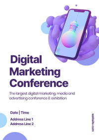 Digital Marketing Conference Poster