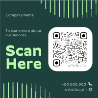 Modern Corporate QR Code Instagram Post Design