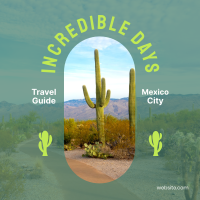 Incredible Days In Mexico Instagram Post Design