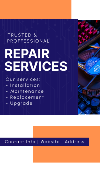 Professional PC Repair Instagram Story Design