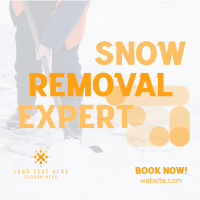 Snow Removal Expert Linkedin Post