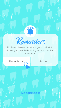 Dental Checkup Reminder TikTok Video