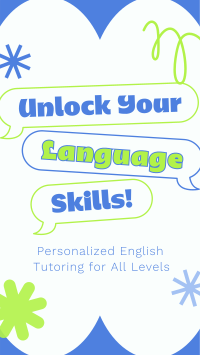 Quirky English Tutor Instagram Reel Image Preview