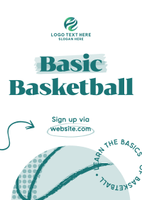 Retro Basketball Flyer