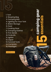 Camp Essentials Poster