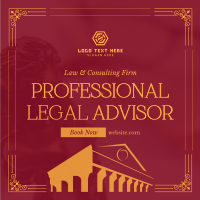 Pristine Legal Advisor Instagram Post Design