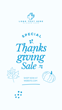 Thanksgiving Sale Instagram Story