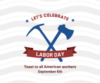 Labor Day Badge Facebook Post