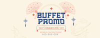 Elegant Oriental Buffet Promo Facebook Cover