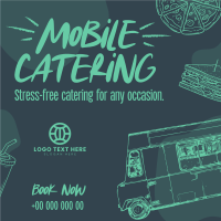 Handdrawn Food Truck Instagram Post