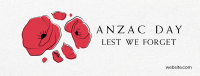 Anzac Day Minimalist Facebook Cover