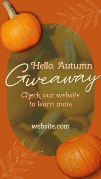 Hello Autumn Giveaway YouTube Short