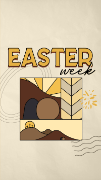 Holy Easter Week Facebook Story