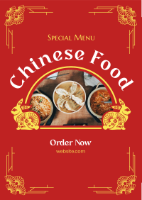Special Chinese Food Flyer