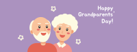 Grandparents Day Illustration Greeting Facebook Cover Design