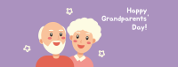 Grandparents Day Illustration Greeting Facebook Cover Image Preview