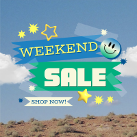 Fun Weekend Sale Instagram Post Design