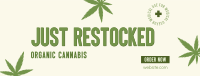 Cannabis on Stock Facebook Cover Design