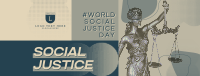 Maximalist Social Justice Facebook Cover Design