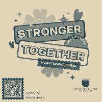 We're Stronger than Cancer Instagram Post