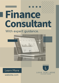 Modern Finance Consultant Flyer