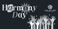 Simple Harmony Day Twitter Post Design