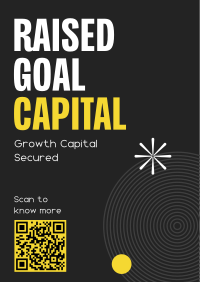 Minimalist Raised Capital Poster