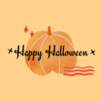 Happy Halloween Pumpkin Instagram Post