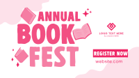 Annual Book Event Facebook Event Cover